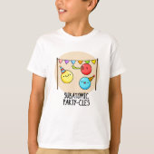 T-shirt Sous-Parti Atomique - cycles Funny Science Pun (Devant)