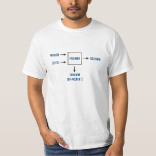 T-shirt Sous-produit de sarcasme d'ingénierie