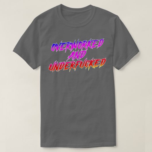 T-shirt Sous-programme surchargé 1 (Design devant)