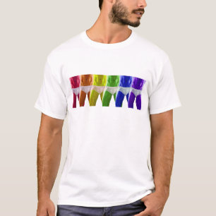T-shirt Sous-vêtements arc-en-ciel pour hommes