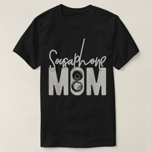 T-shirt Sousaphone Maman Marching Band Cadeau pour Sousaph (Design devant)