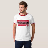 T-shirt Souscrivez le bouton (Devant entier)