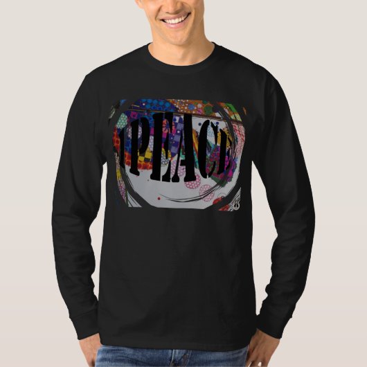 T-shirt souteneur de 1PEACE "Graffitti " (Devant)