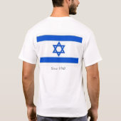 T-shirt Soutenez et défendez, I S R un E L (Dos)