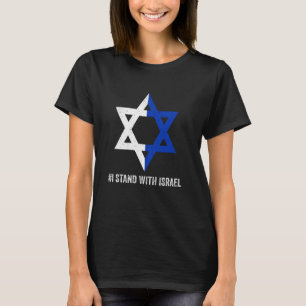 T-shirt Soutenez Israël Je Me Trouve Avec Israël Tournesol