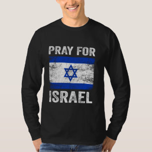 T-shirt Soutenez Israël Priez pour Israël Drapeau Israélie