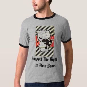 T-shirt Soutenez la droite d'armer des ours