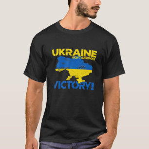 T-shirt Soutenez La Victoire Ukrainienne Pour La Gloire De
