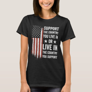 T-shirt Soutenez Le Pays Dans Lequel Vous Vivez Dans Le Pa