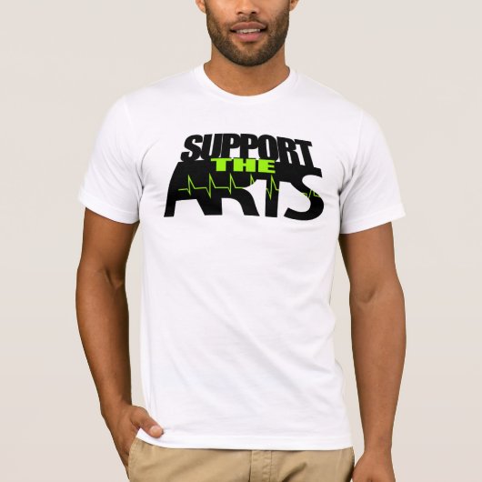 T-shirt Soutenez les arts (Devant)