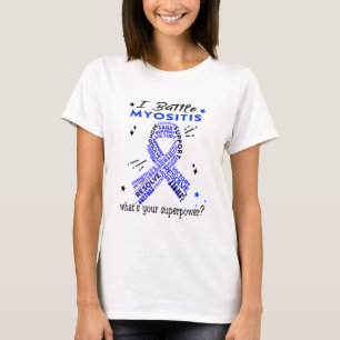 T-shirt Soutenez les dons de guerriers Myositis
