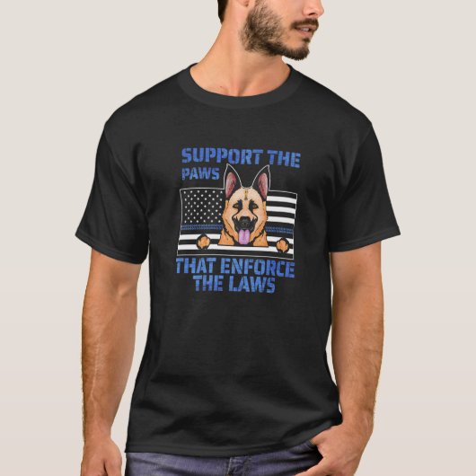 T-shirt Soutenez Les Pactes Qui Appliquent Les Lois - La P (Devant)