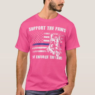 T-shirt Soutenez Les Pattes Qui Font Respecter Les Lois Bl