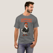 T-shirt Soutenez les Polinisateurs Magnifique Coq en Blous (Devant entier)