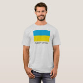 T-shirt Soutenez l'Ukraine ! ! (Devant entier)