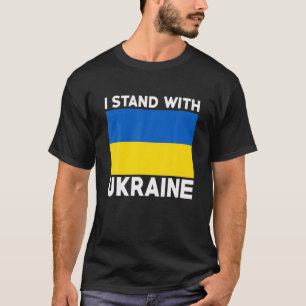 T-shirt Soutenez L'Ukraine En Se Tenant Avec L'Ukraine