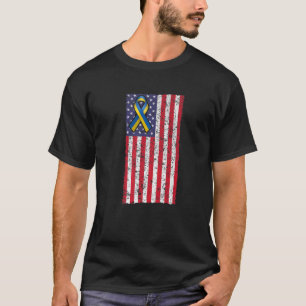 T-shirt Soutenez l'Ukraine Je me tiens avec l'Ukraine Ruba