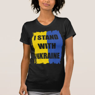 T-shirt Soutenez l'Ukraine Je prends position avec l'Ukrai