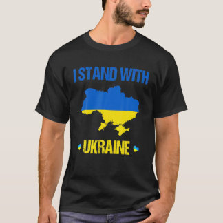T-shirt Soutenez L'Ukraine Je Prends Position Avec L'Ukrai