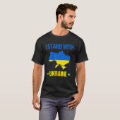 T-shirt Soutenez L'Ukraine Je Prends Position Avec L'Ukrai (Devant entier)
