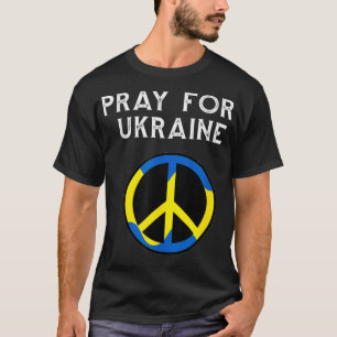 T-shirt Soutenez L'Ukraine Première Avec L'Ukraine Ukraini
