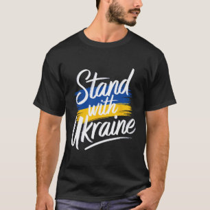 T-shirt Soutenez l'Ukraine Solidarité de soutien Paix Ukra