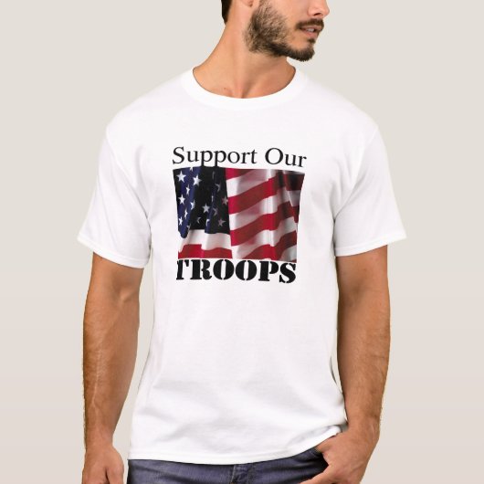 T-SHIRT SOUTENEZ NOS TROUPES (Devant)