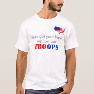 T-shirt Soutenez nos troupes