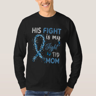 T-shirt Soutenez Son Combat Est Mon Combat T1D Maman Diabè