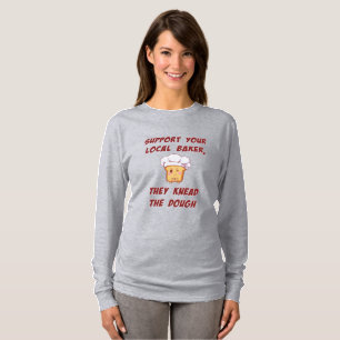 T-shirt Soutenez votre boulangerie qu'ils ont pétri la pât