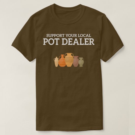 T-shirt Soutenez votre concessionnaire Pot local 5 (Design devant)