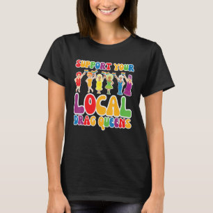 T-shirt Soutenez votre Drag Queen Rainbow Transgender