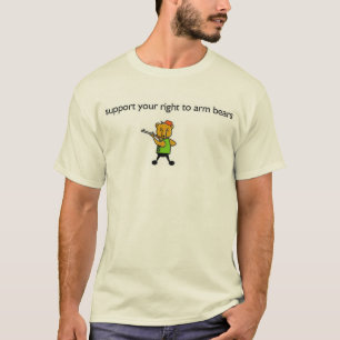T-shirt soutenez votre droite d'armer des ours