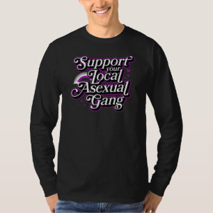 T-shirt Soutenez Votre Gang Asexuel Local Ace Lgbtq Ally T