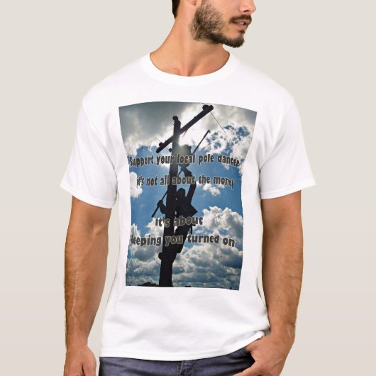 T-shirt Soutenez votre Lineman (Devant)