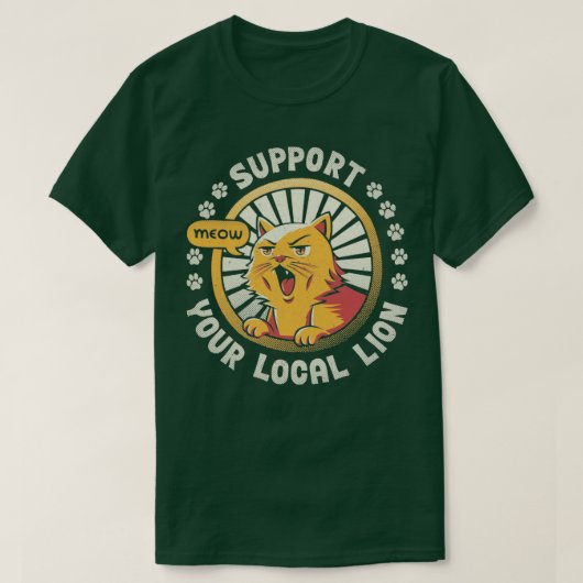 T-shirt Soutenez Votre Lion Local (Design devant)