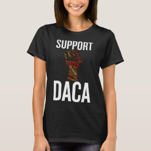 T-shirt Soutenir Daca Résister Graphique en Détresse Antit