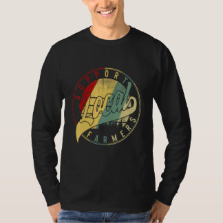 T-shirt Soutenir les agriculteurs locaux Marché des agricu