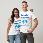T-shirt Soutenir nos abris Justice pour les animaux domest (Unisexe)