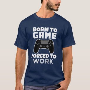 T-shirt Soutenu au jeu forcé pour travailler la chemise