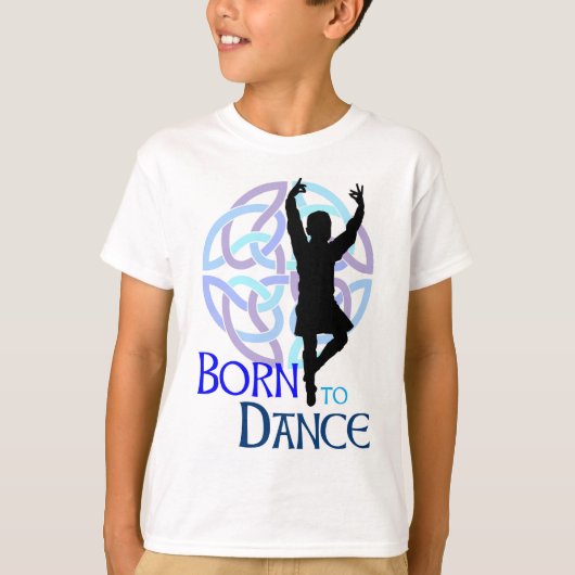 T-shirt Soutenu pour danser le garçon (Devant)