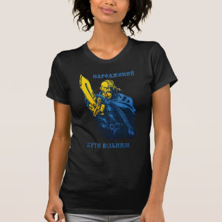 T-shirt Soutenu pour être Cosaque ukrainien libre
