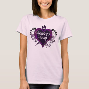 T-shirt Soutenu pour perler (pourpre)