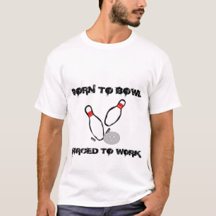 T-shirt Soutenu pour rouler chemise de bowling