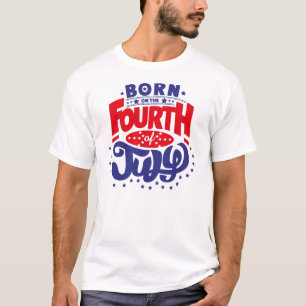 T-shirt Soutenu sur 4 juillet