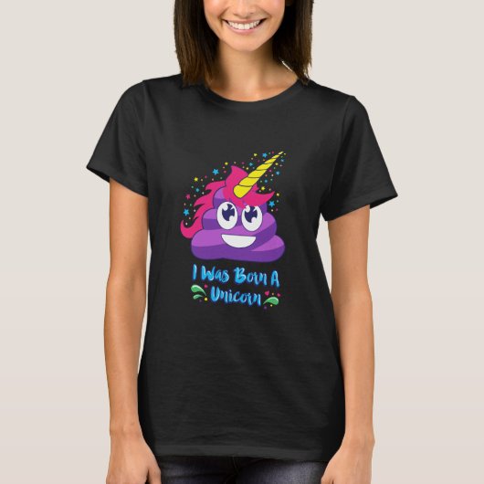 T-shirt Soutenu une licorne (dunette Emoji) (Devant)