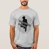 T-shirt souterrain de gris de beatniks (Devant)