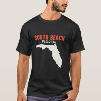 T-shirt South Beach Florida USA State America Travel Flori