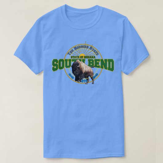 T-shirt South Bend State of Indiana cadeauUSA (Design devant)