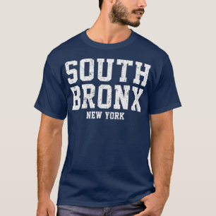 T-shirt South Bronx Vintage en détresse Lieu de naissance